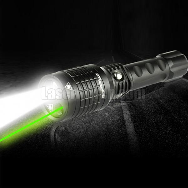 uit gallon lunch LED zaklamp met 100mW groene laser