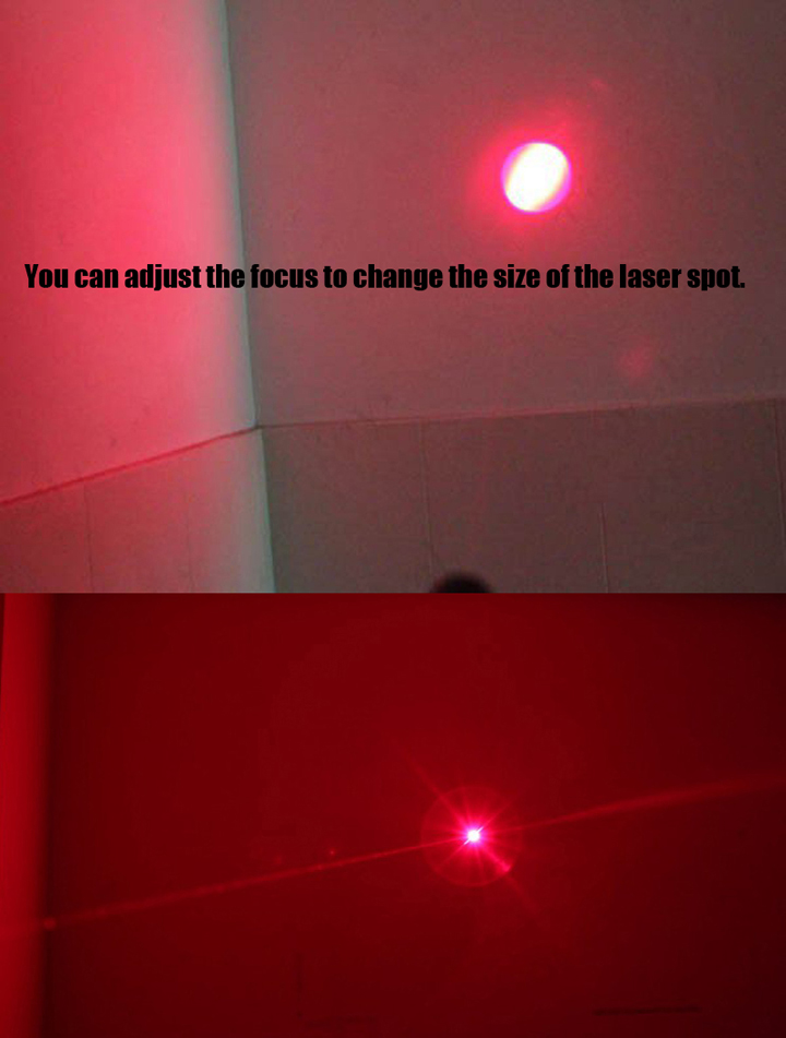 krachtige rode laser