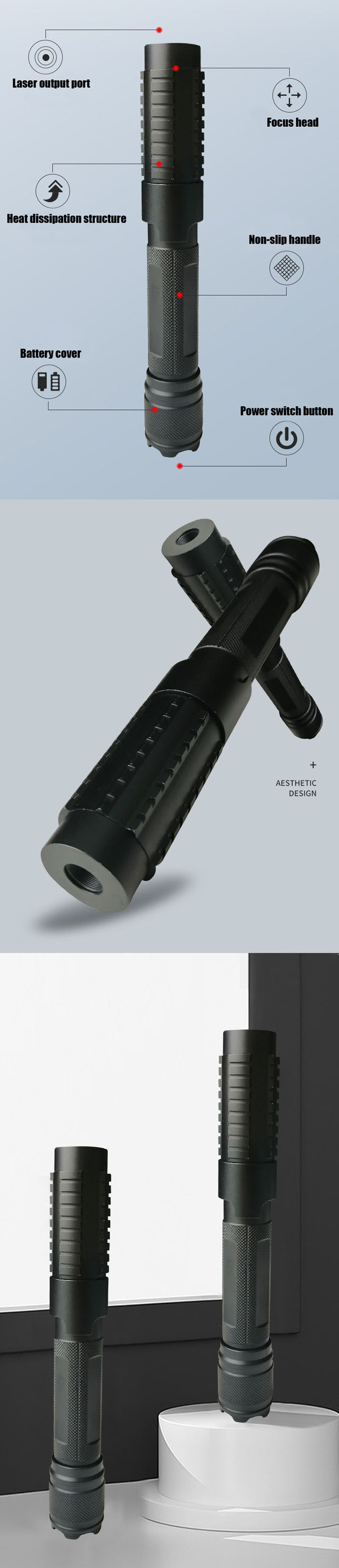 Handheld 420 nm Laserpointer