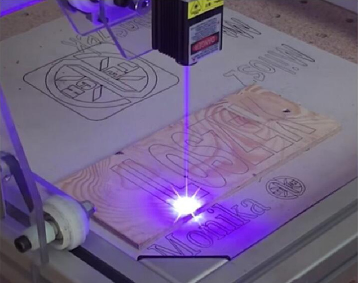 laser graveer module