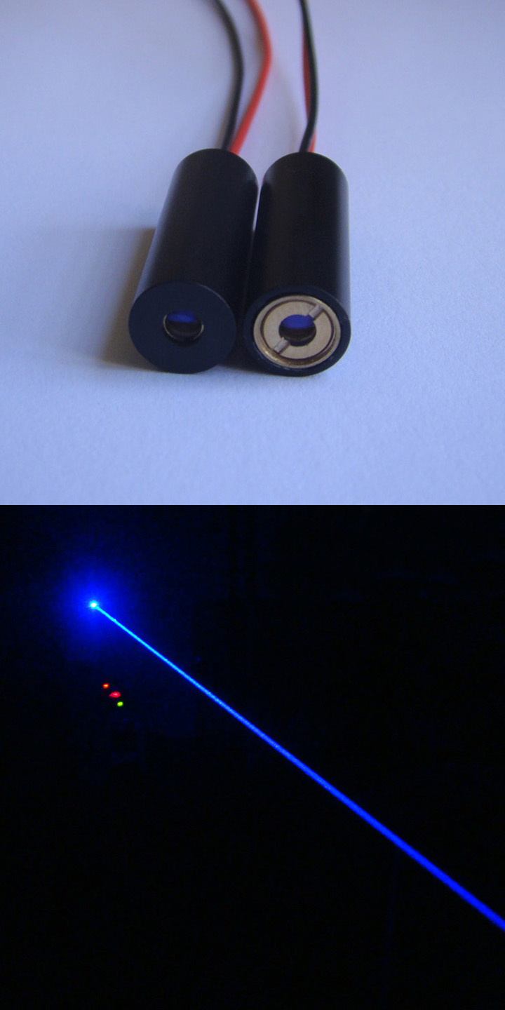 blauwe lasermodule