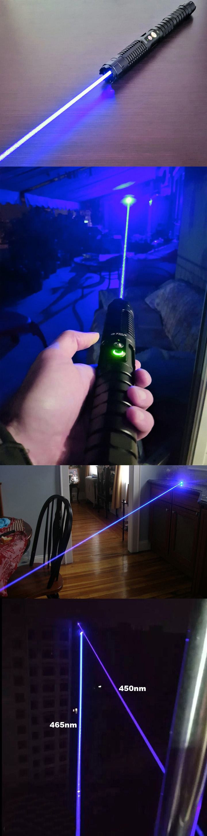 Blauwe Laser Pointer 465 nm