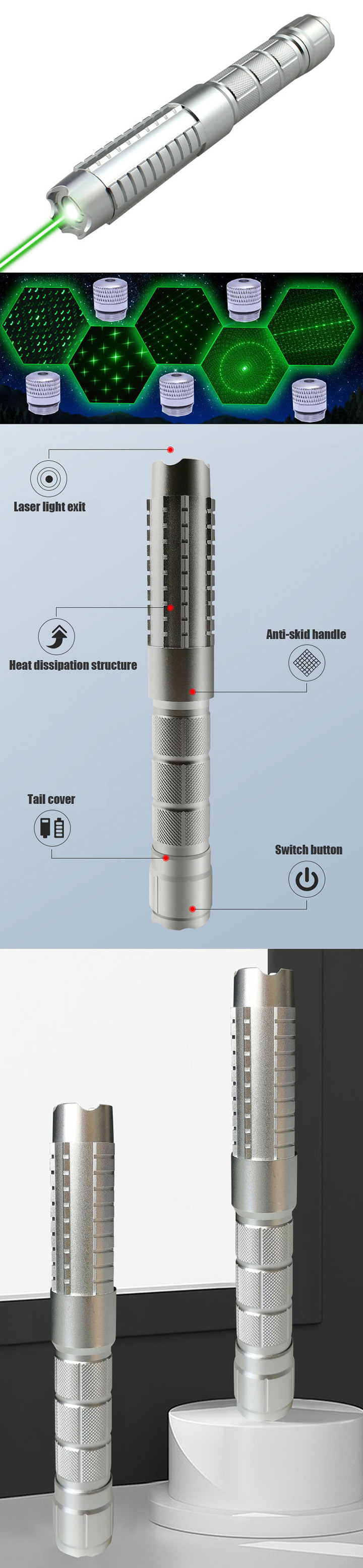 561 nm groene laserpen