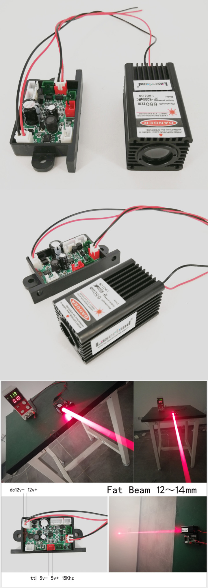 Lasermodule 650nm