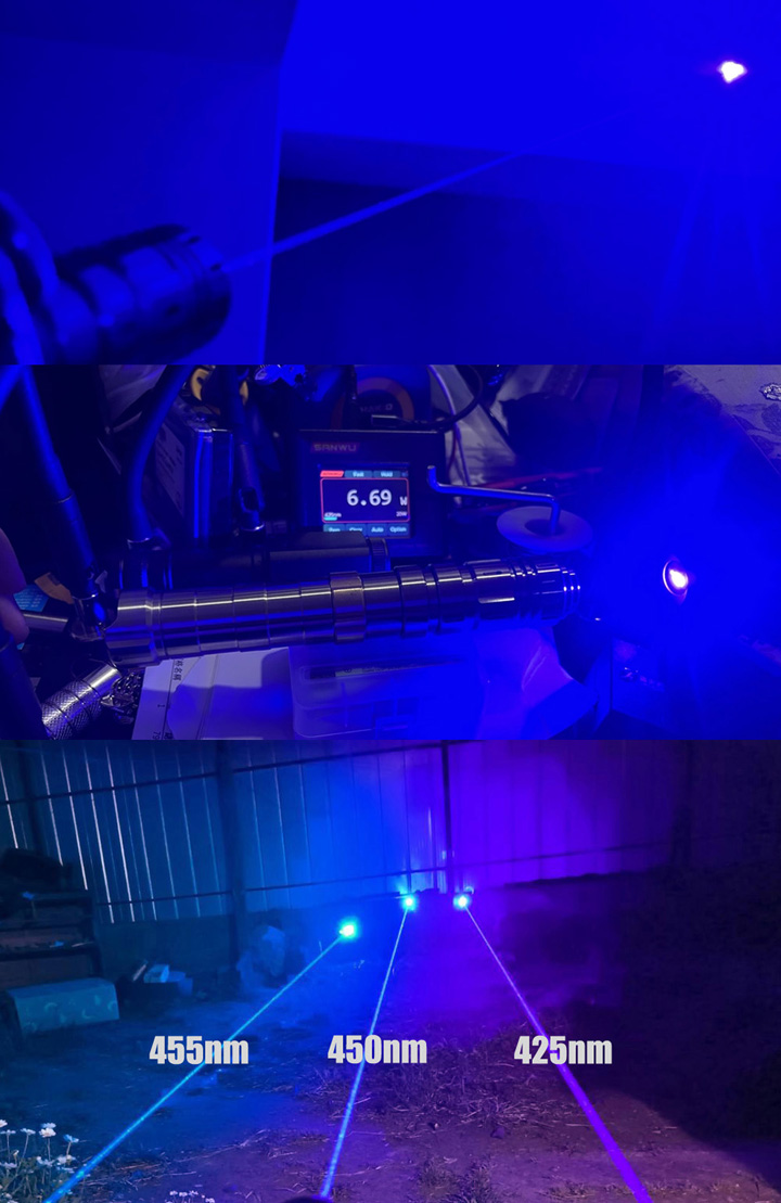 krachtige blauwe laserpointer