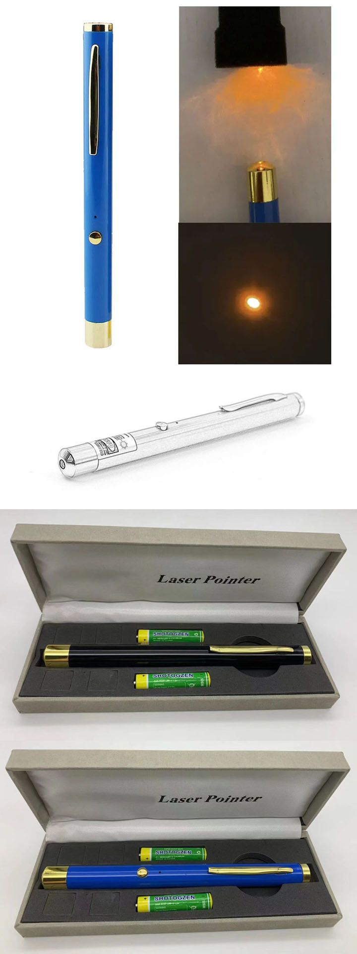 Gele Laserpointer 590 nm