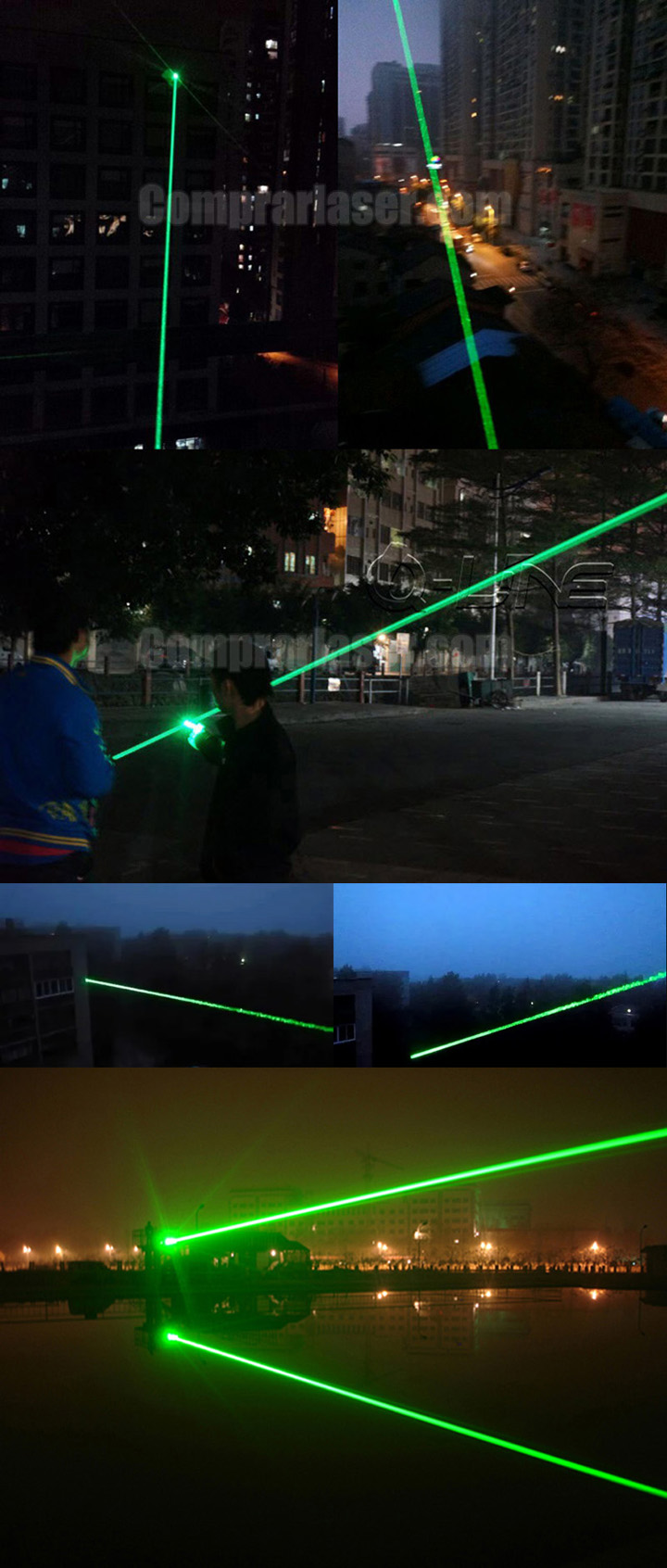 's Werelds krachtigste groene laserpointer