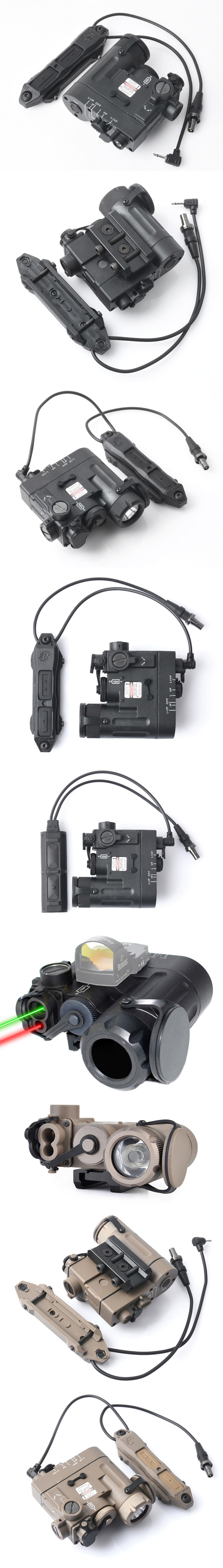Tactisch IR-laservizier met LED