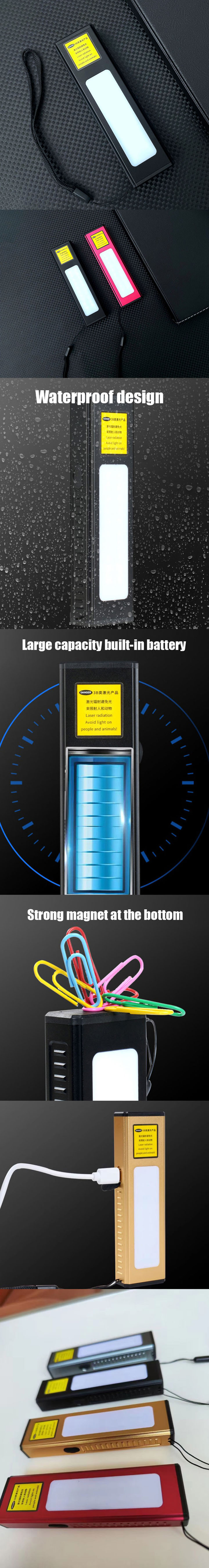 LED-zaklamp met laser