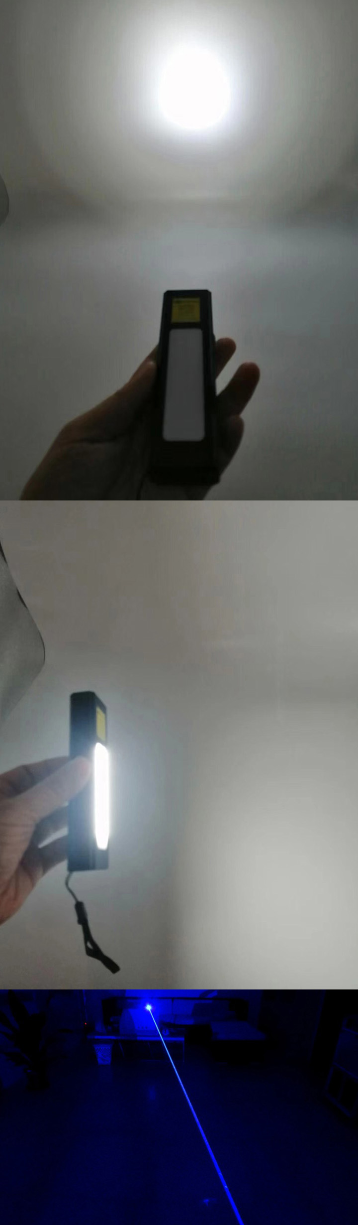 LED Zaklamp met Laser Pointer