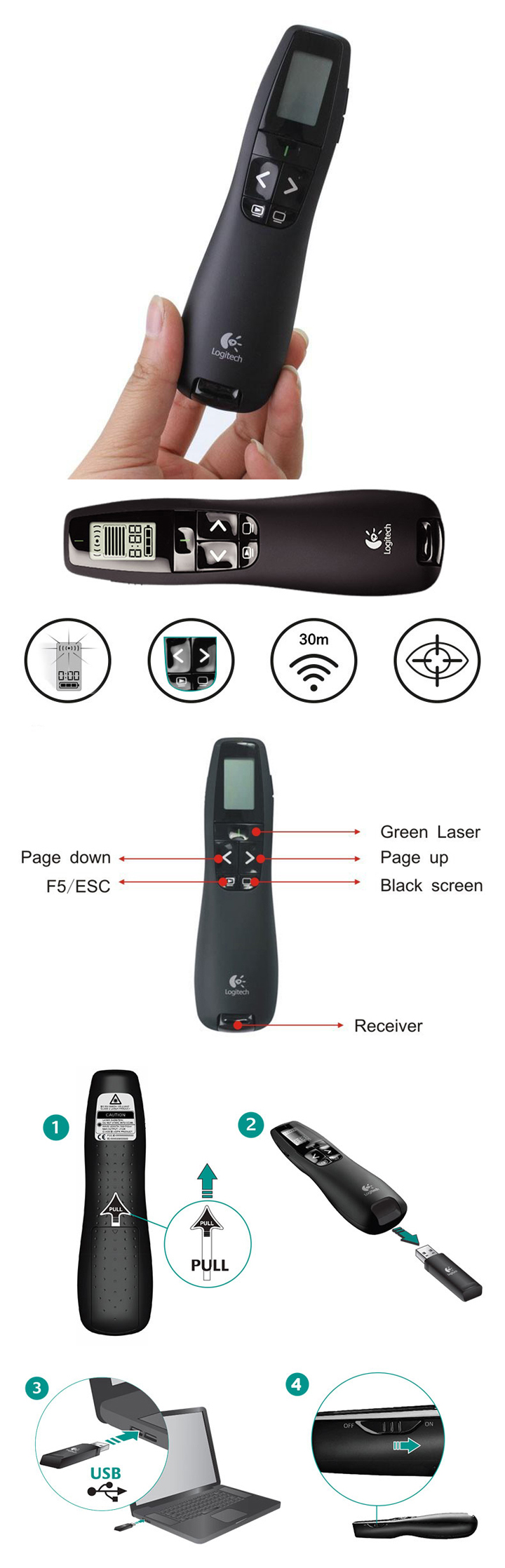 Laser Pointer voor Presentatie