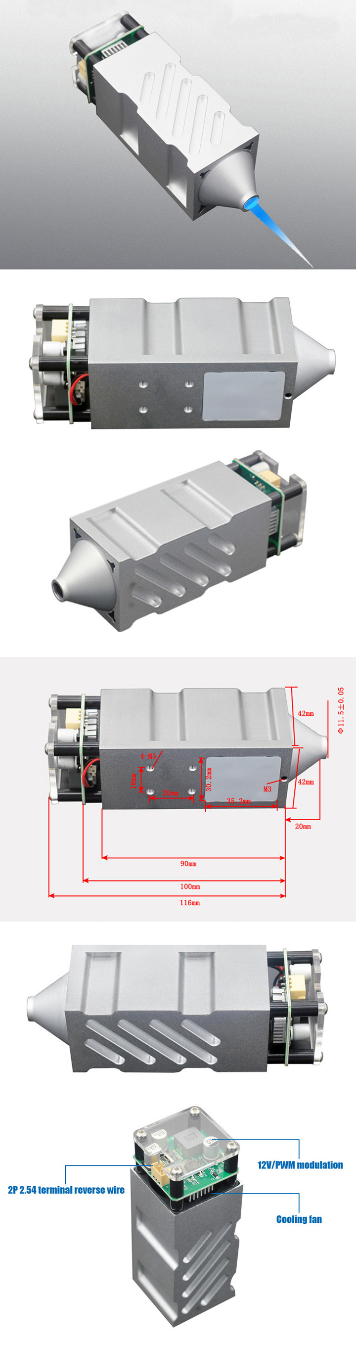 10W Lasergraveermodule