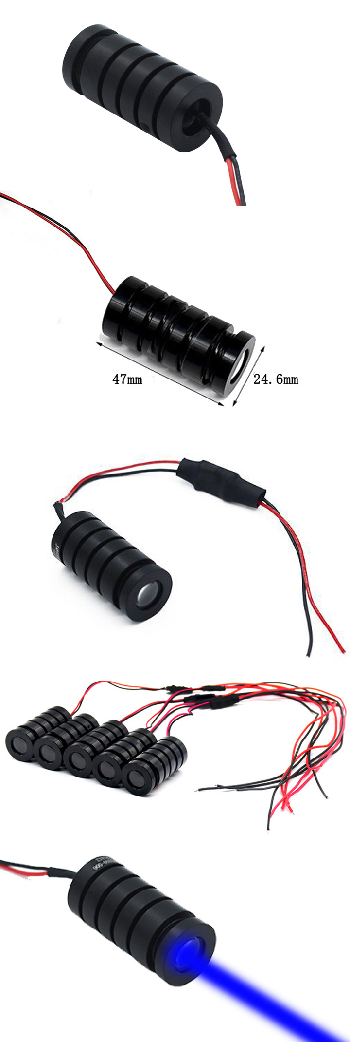 450nm 80mW Lasermodule