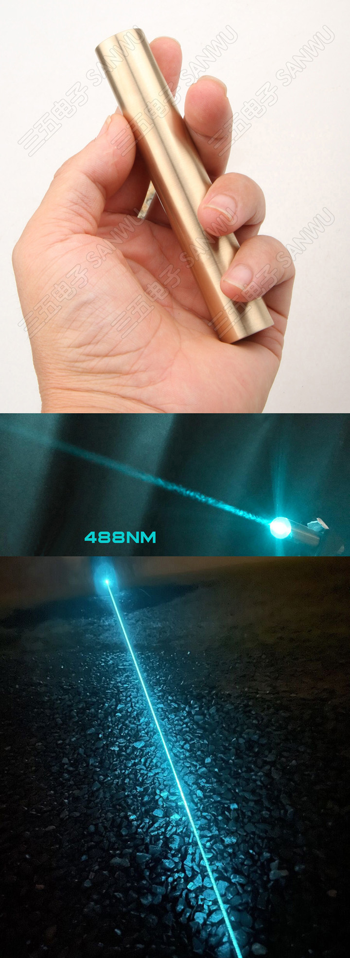 Cyaan Laserpen 488nm 200mW