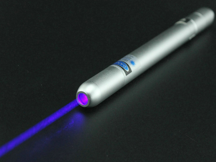 blauwe laser pointer