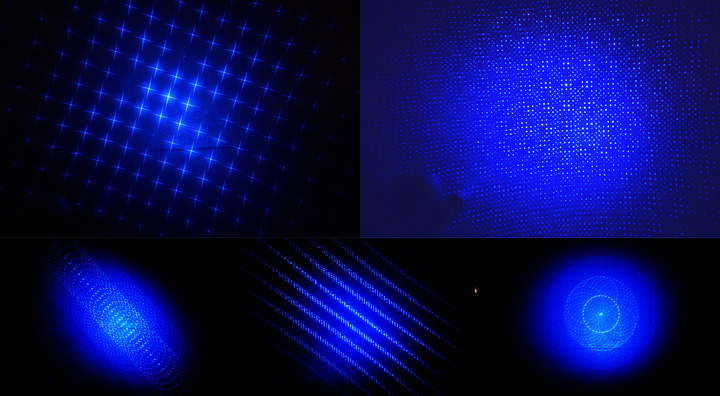 blauwe laser pointer