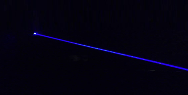 laser blauw