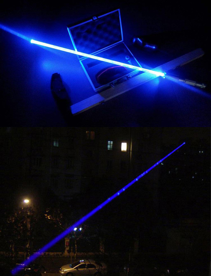 blauwe laser