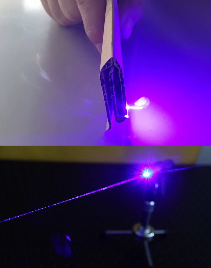 sterke violet laser