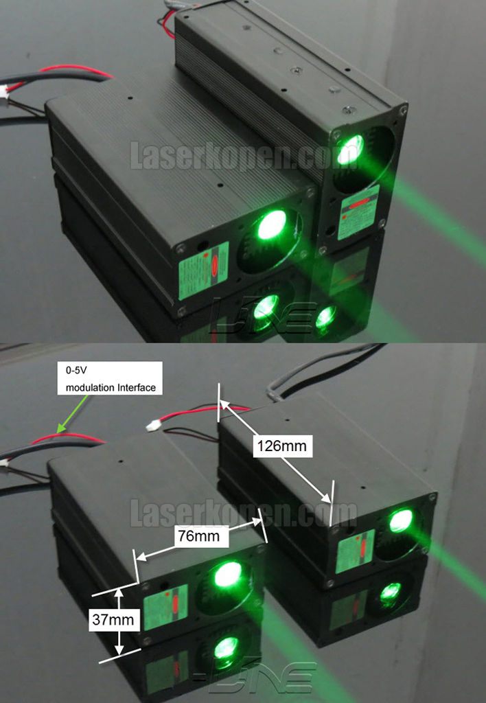 groene laser module