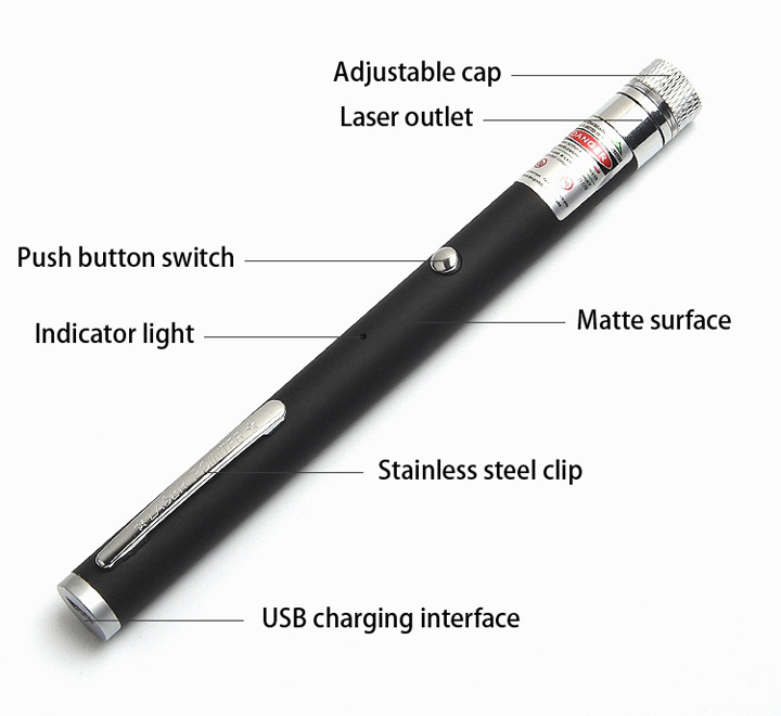 oplaadbare laserpen