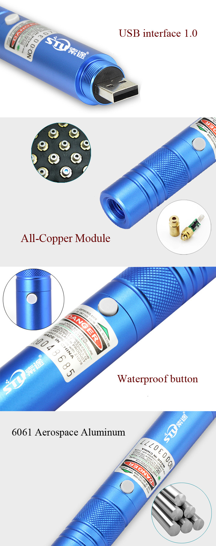 100mW laser