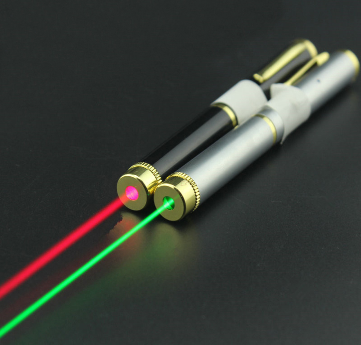 Oplaadbare USB laserpen groen / rood goedkoop en hoog