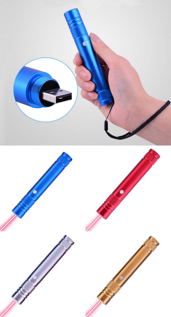 oplaadbare USB laserpen