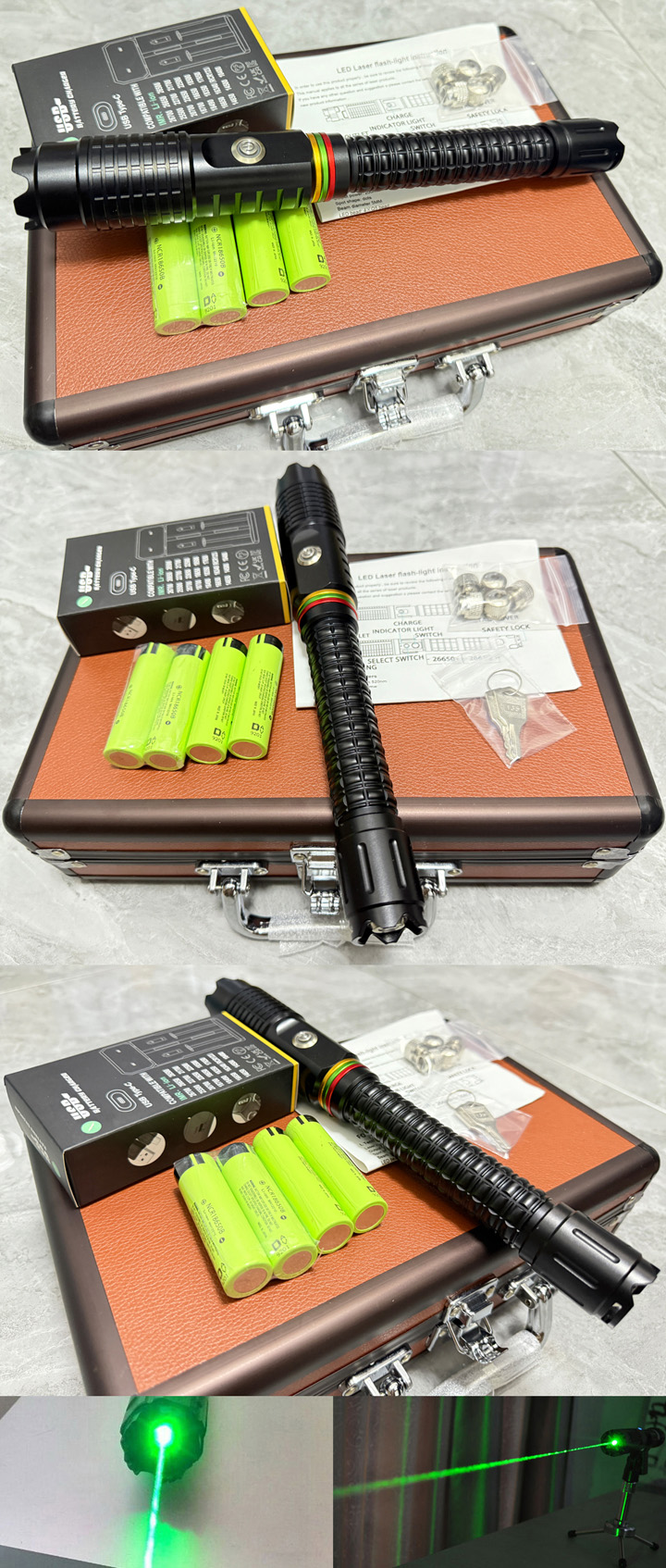 Groene Laserpointer 500mW / 1000mW