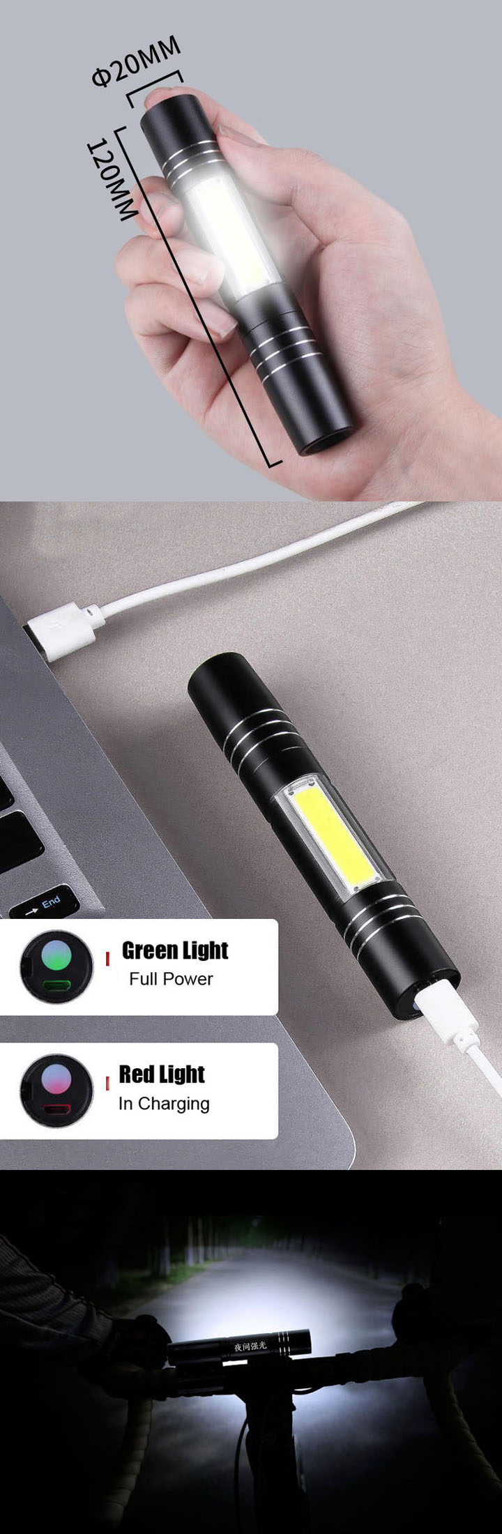 rode laserpointer met LED