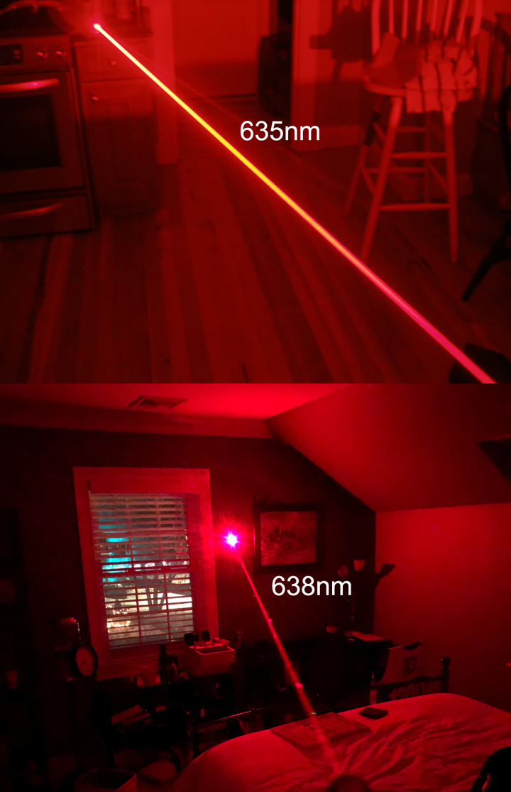 superkrachtige rode laserpointer