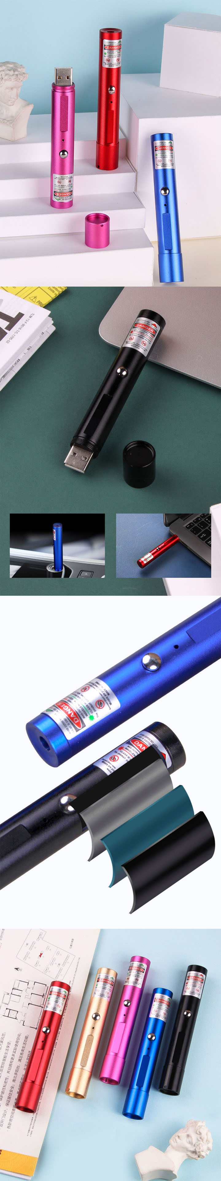 oplaadbare rode laserpointer