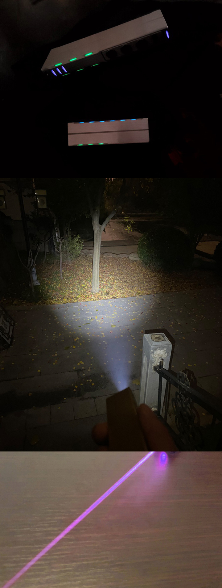 Paarse Laser Pointer met Bluetooth