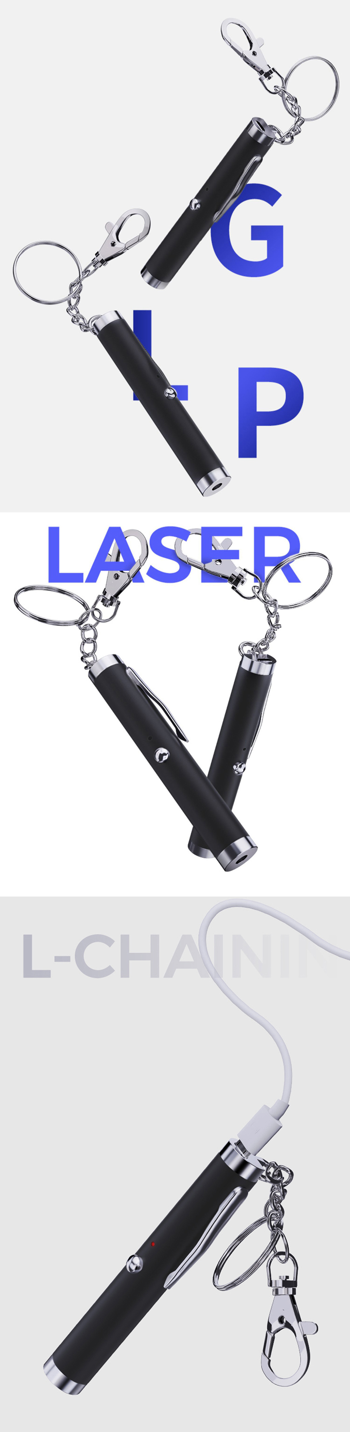 Groene Laserpen met Sleutelhanger