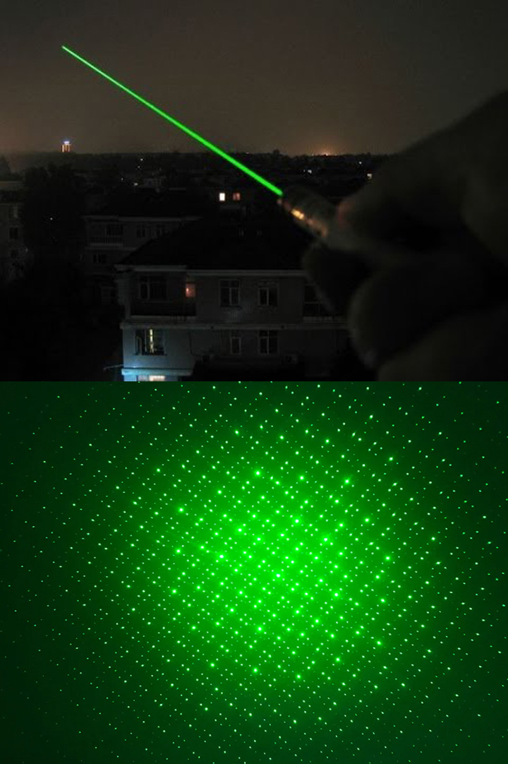 Groene Laserpen met Opzetstukjes