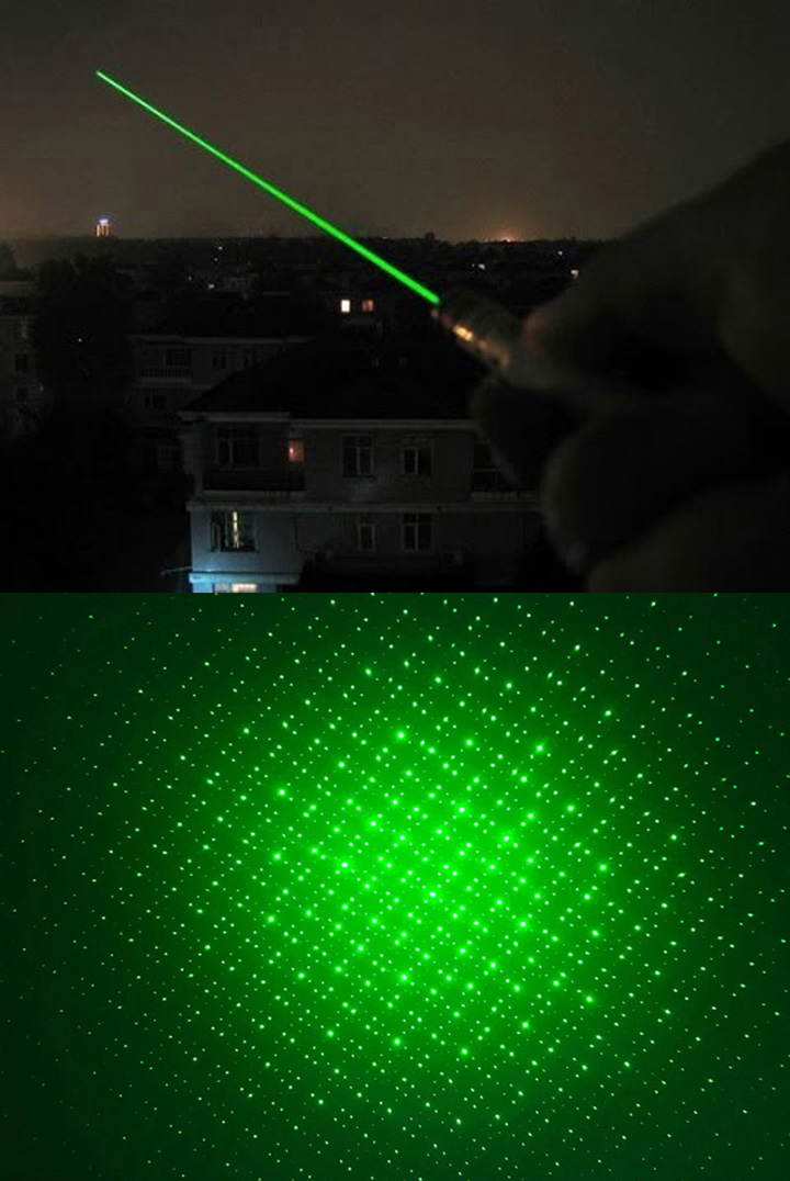 Groene Laserpen met Figuren