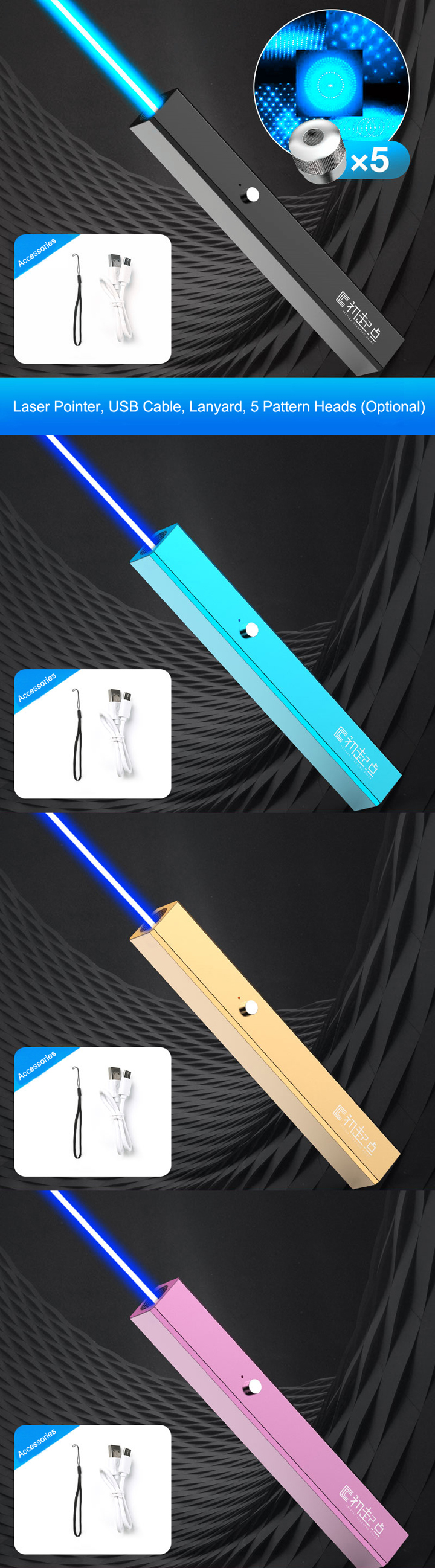 USB Blauwe Laserpen