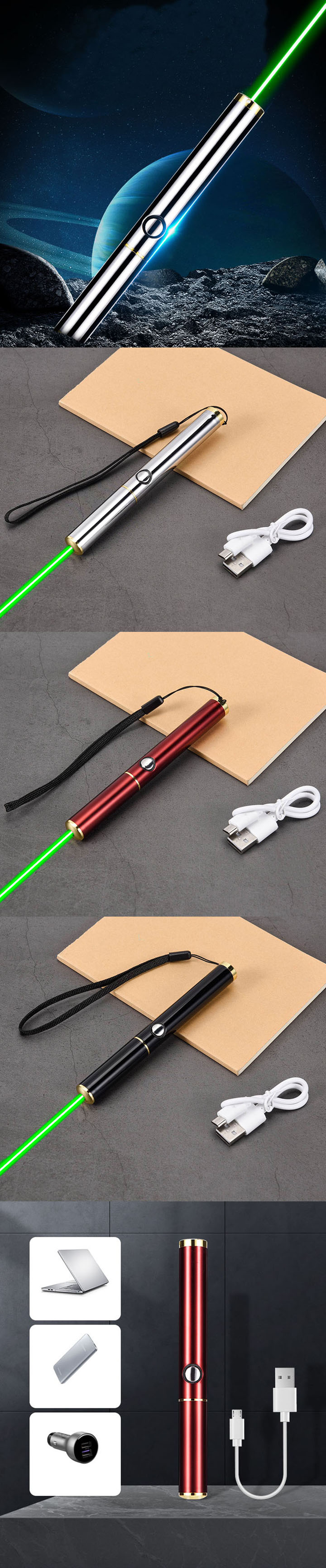 USB groenlicht laserpen