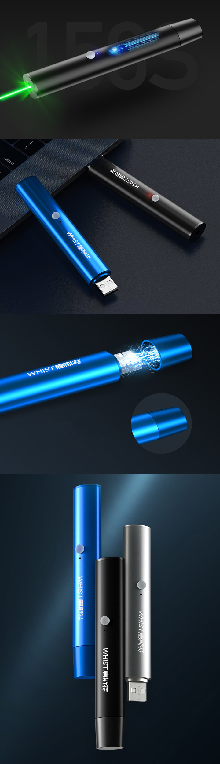 USB groene laserpen