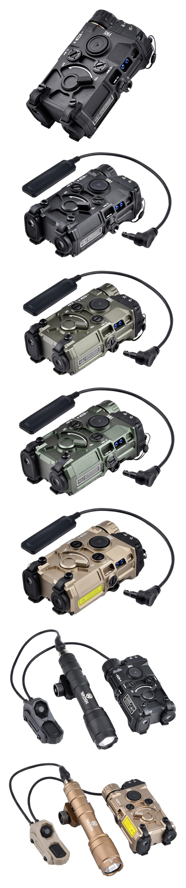 Beste tactische LED-zaklamp met laser