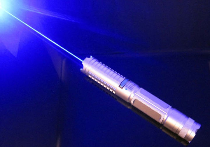 blauwe laser pointer