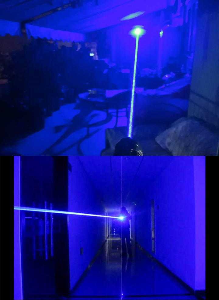 krachtige blauwe laserpen