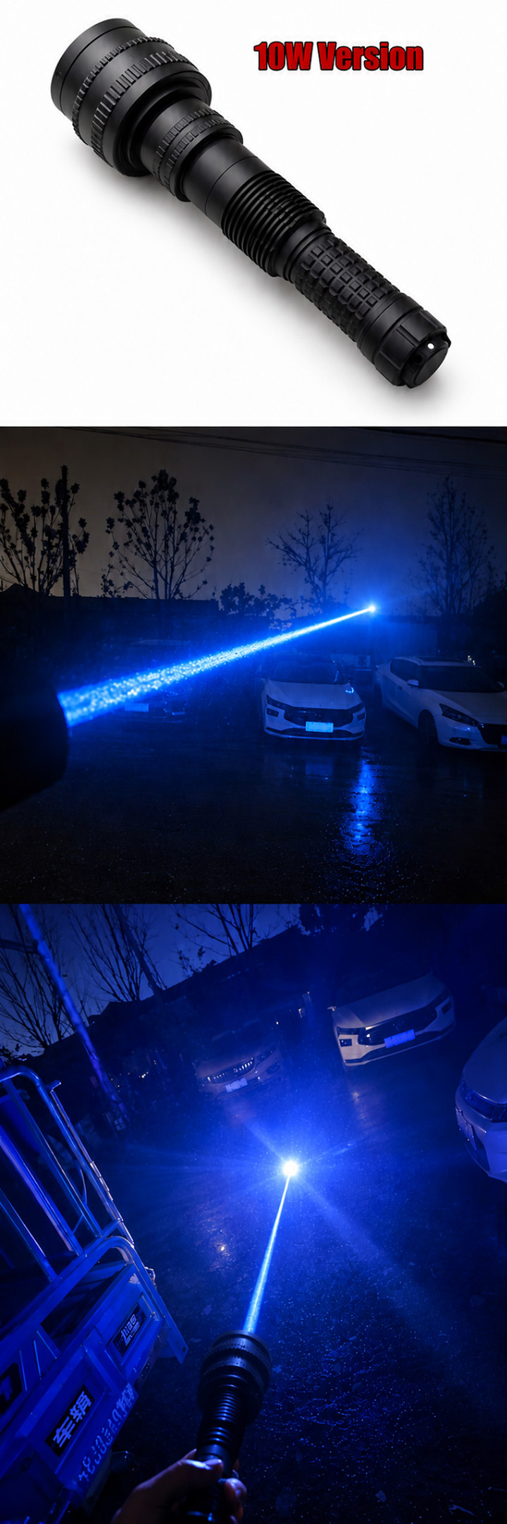 Krachtige blauwe laserpointer 10000mW