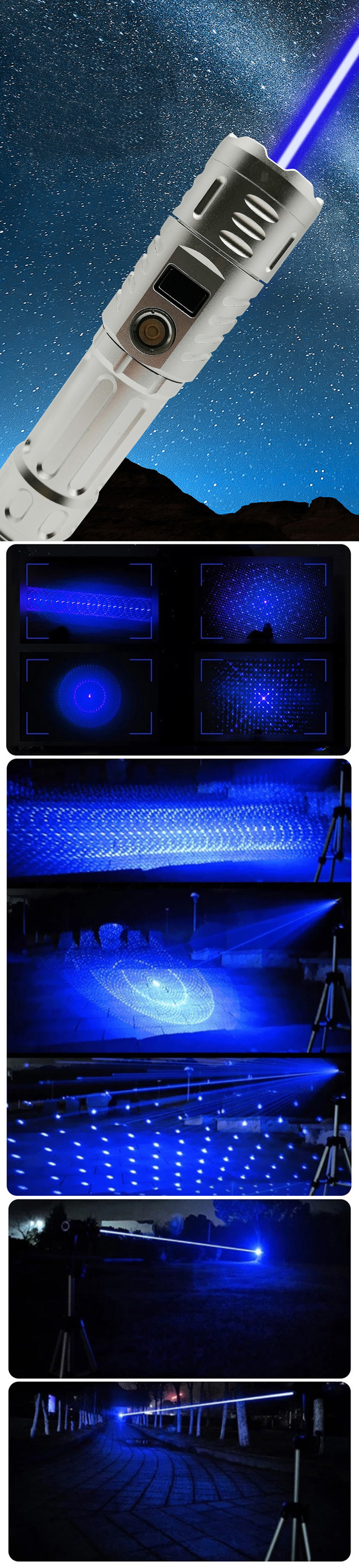 Blauwe Laserpointer 200mW