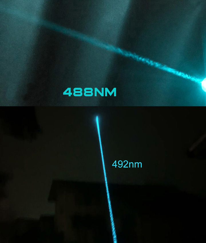 Laserpen 488 nm / 492 nm