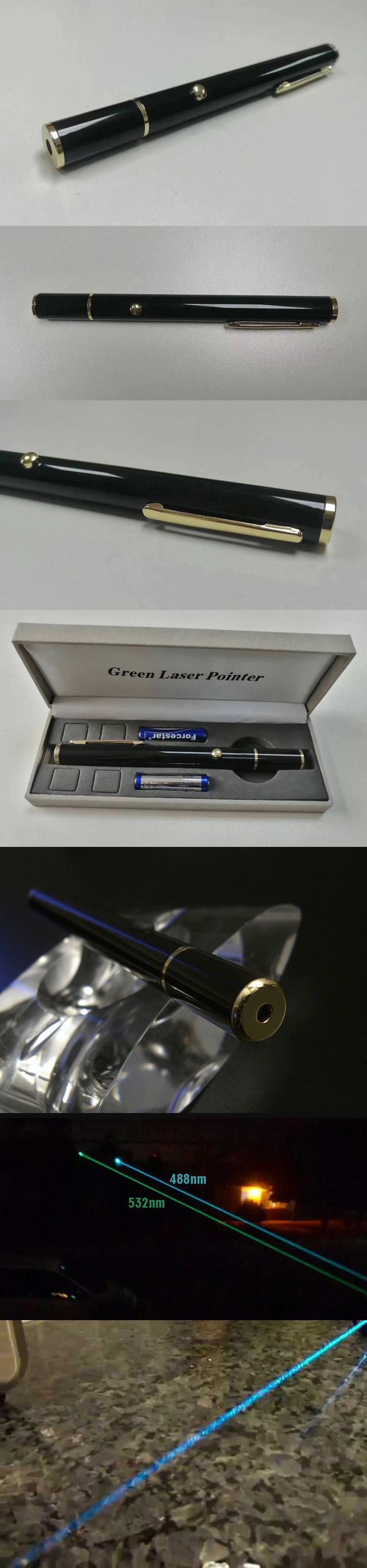 488 nm cyaan laserpen