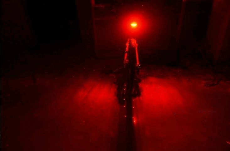 Fiets achterlicht laser