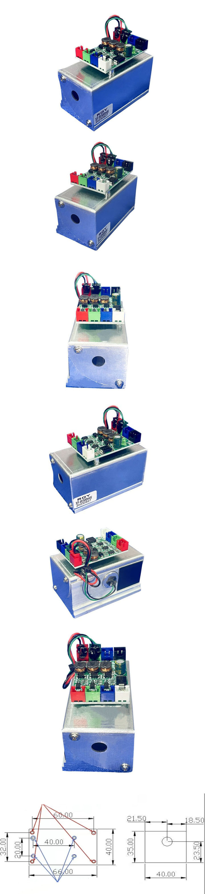 Krachtige Gele Laser Module