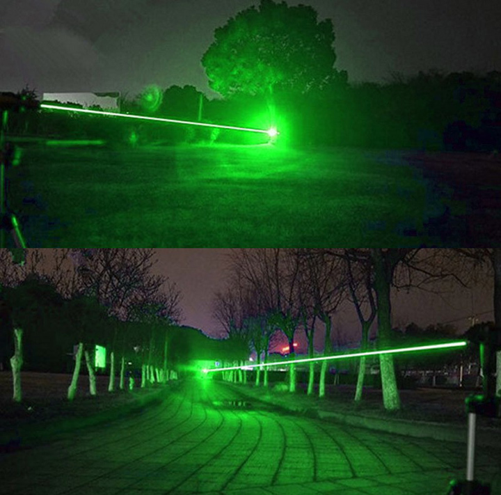 groene laserpointer duiken