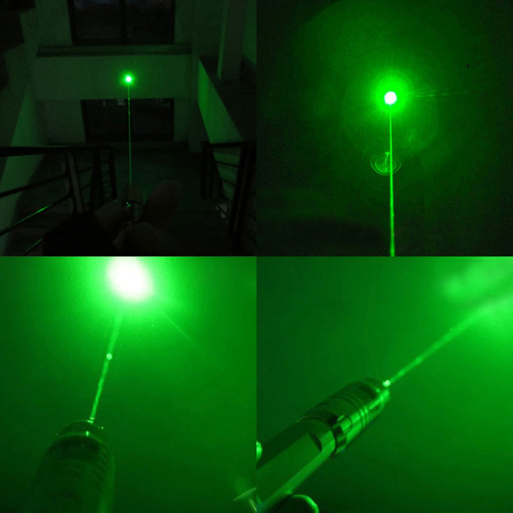 groene laserpen die brand